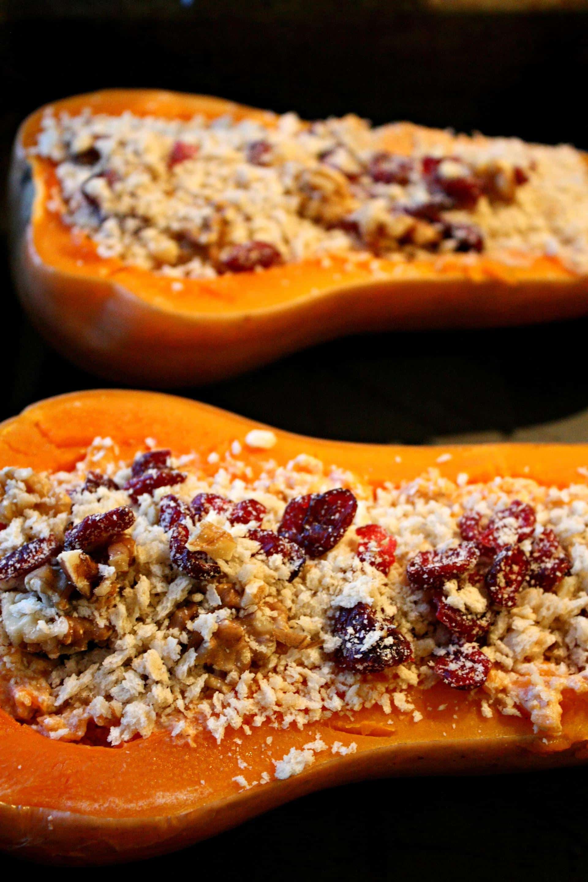 Christmas Dinner Recipe: Twice-Baked Butternut Squash with Cashew