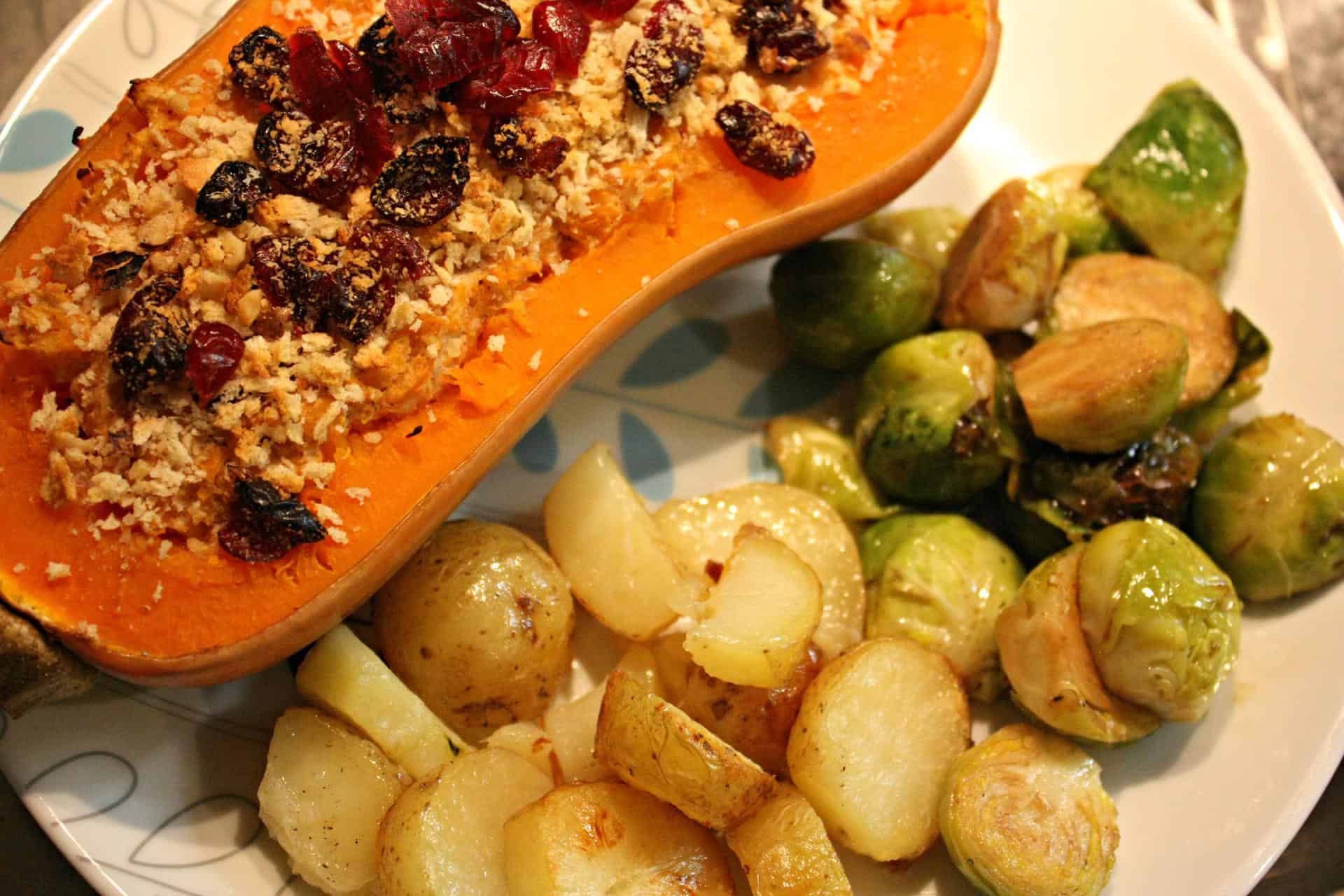 Christmas Dinner Recipe: Twice-Baked Butternut Squash with Cashew