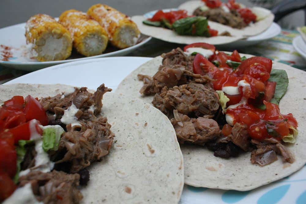 Jackfruit carnitas tacos