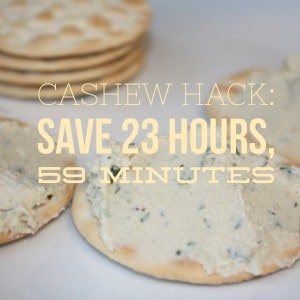 Cashew hack: save 23 hours, 59 minutes