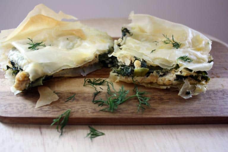 Vegan Spanakopita (Greek Spinach & Feta Pie) - The Vegan Word