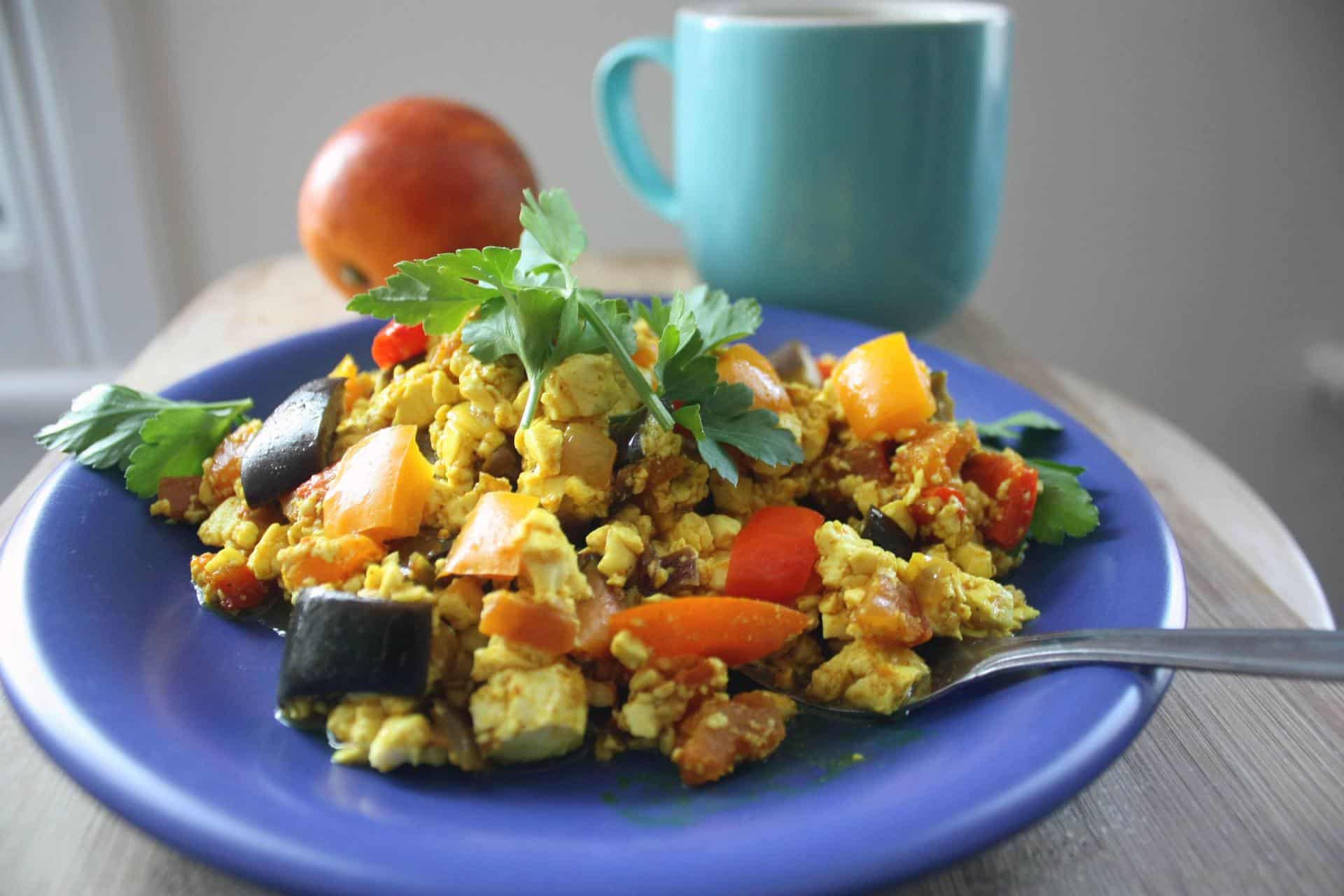 Silken Tofu Scramble