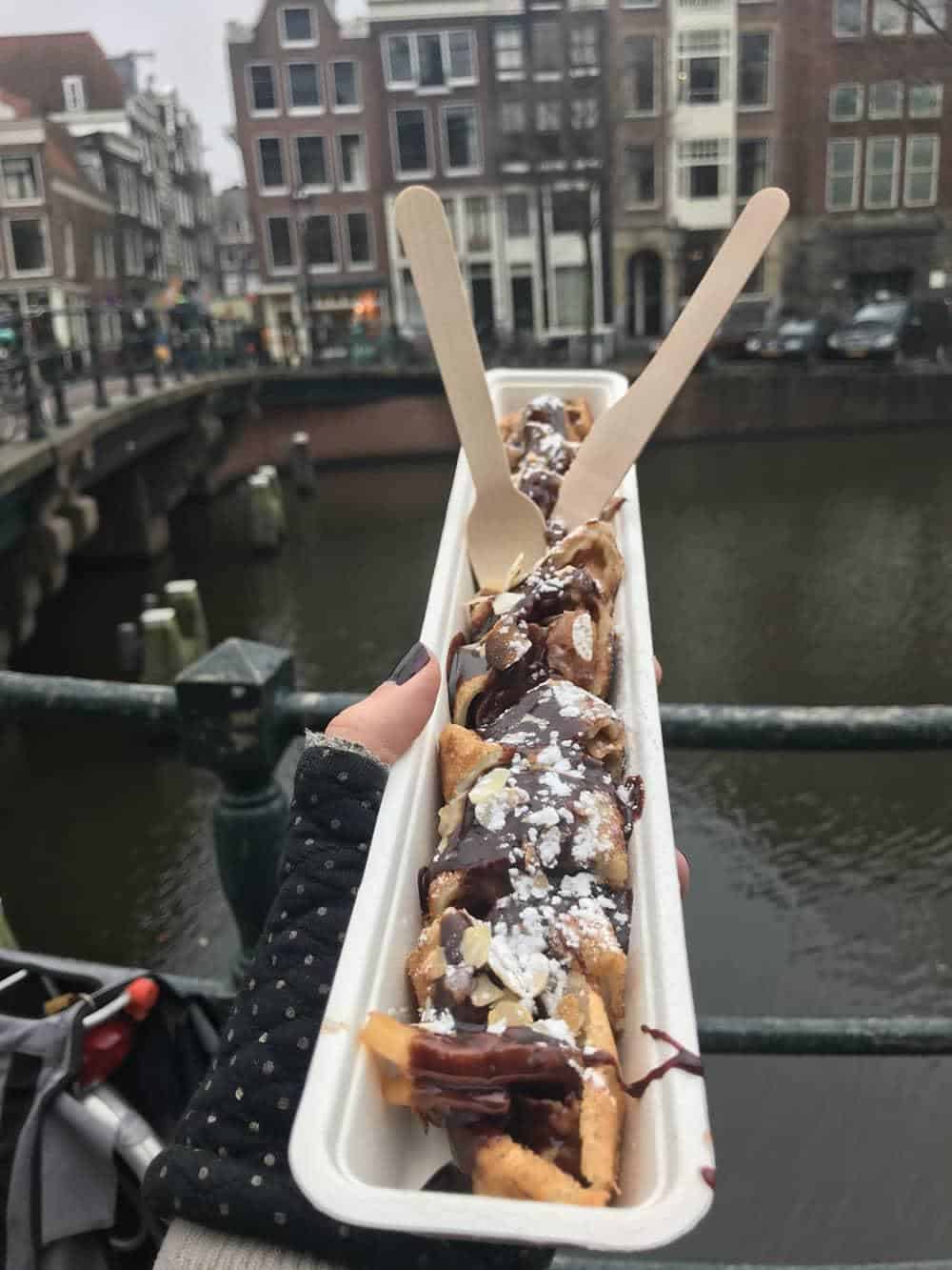Vegan pancakes at Happy Pig, Amsterdam