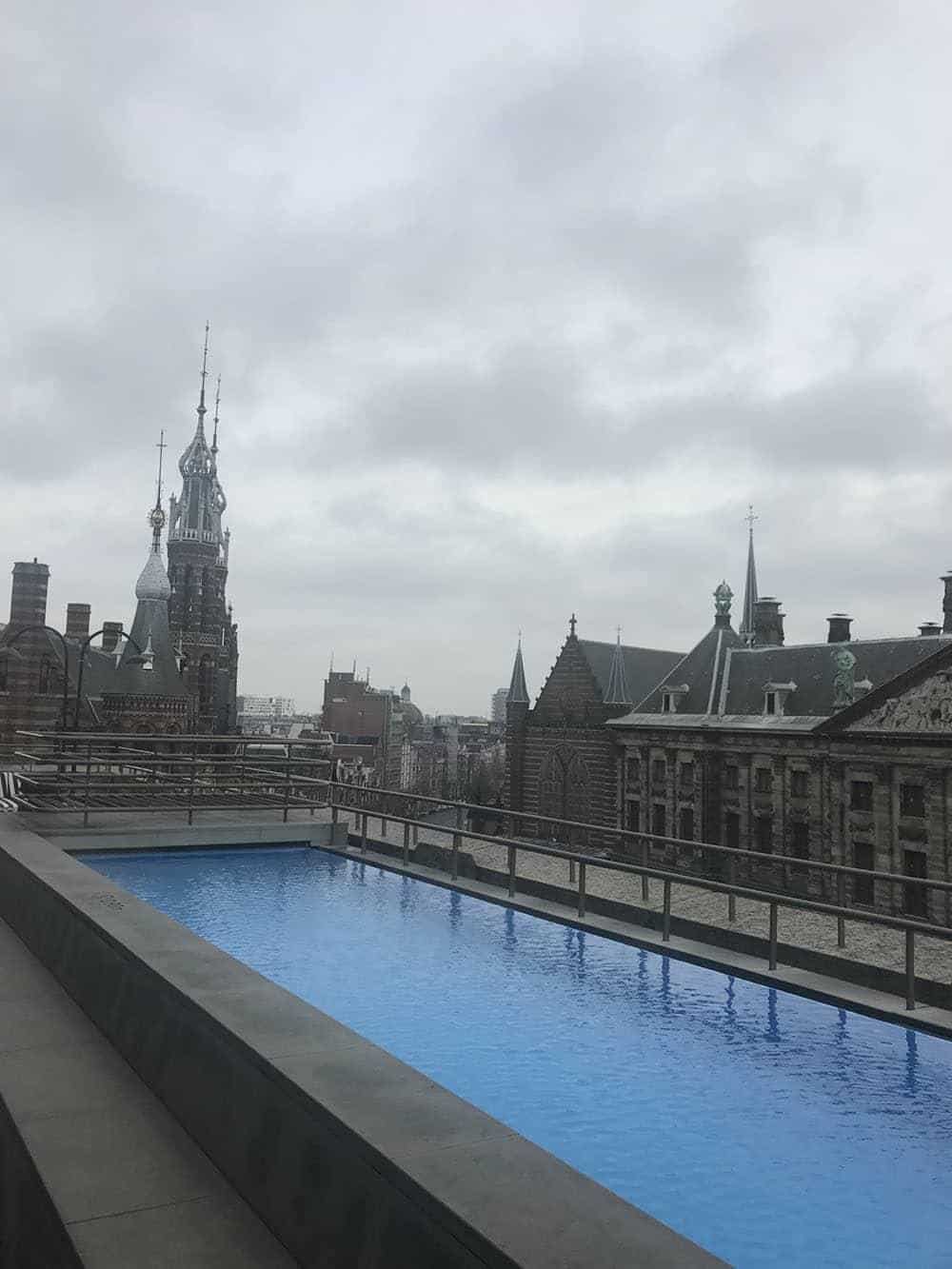 W Hotel, Amsterdam rooftop pool