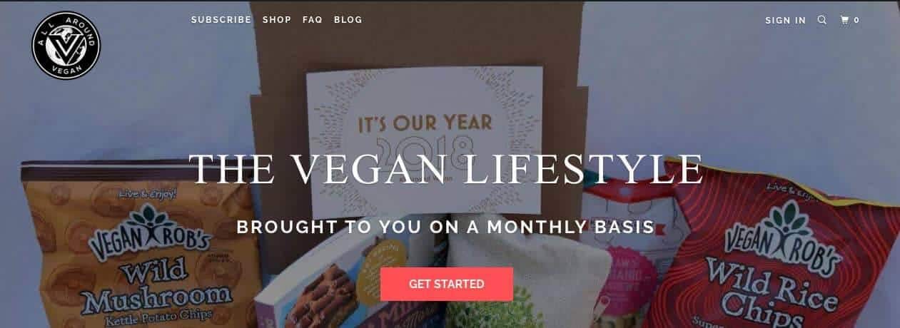 vegan box - all around vegan
