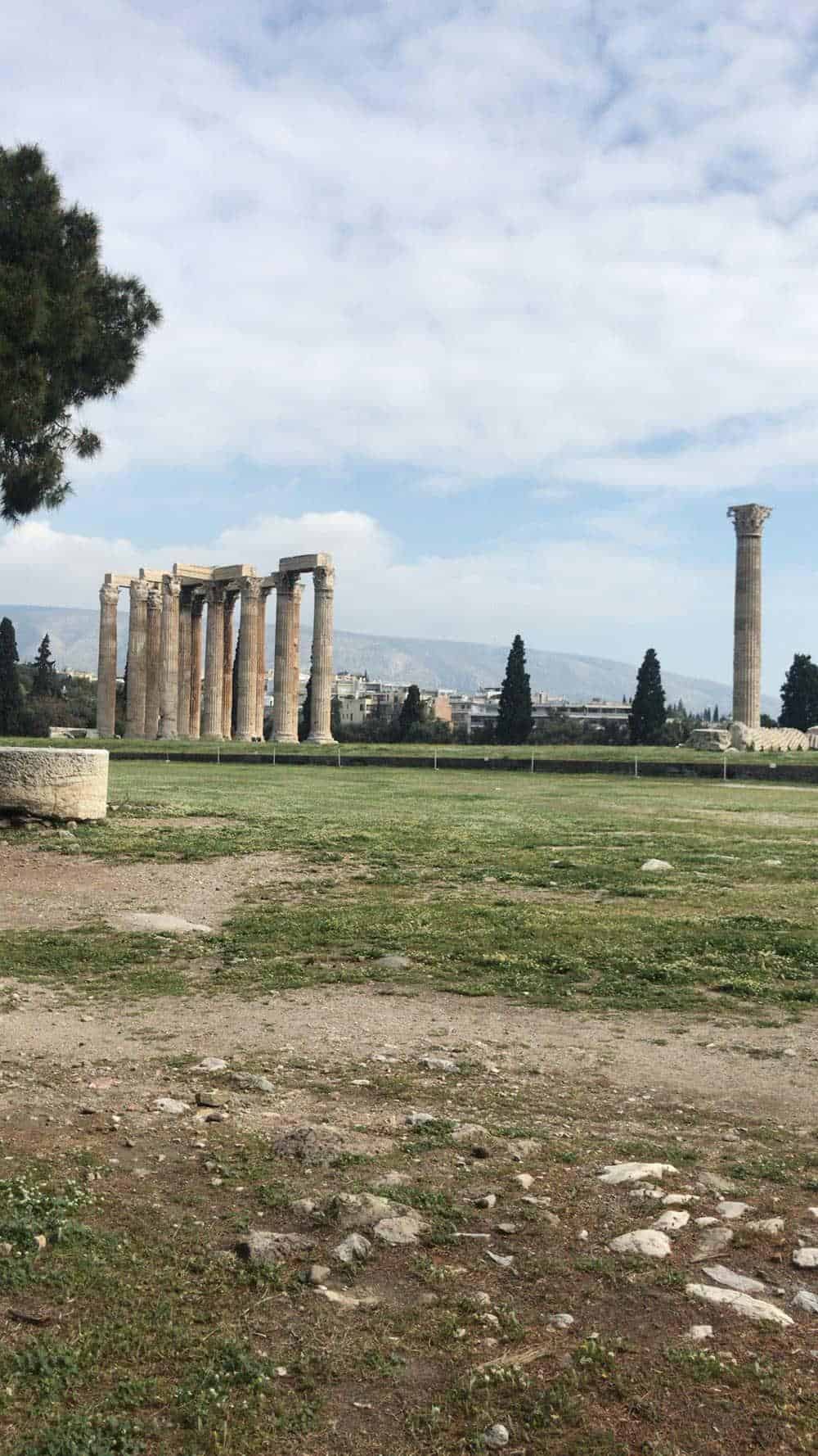 temple of olympian zeus, athens