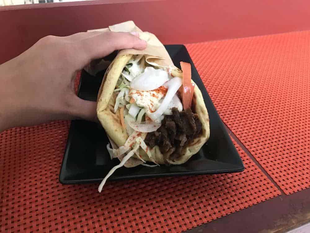 vegan gyro, vegan beat, athens