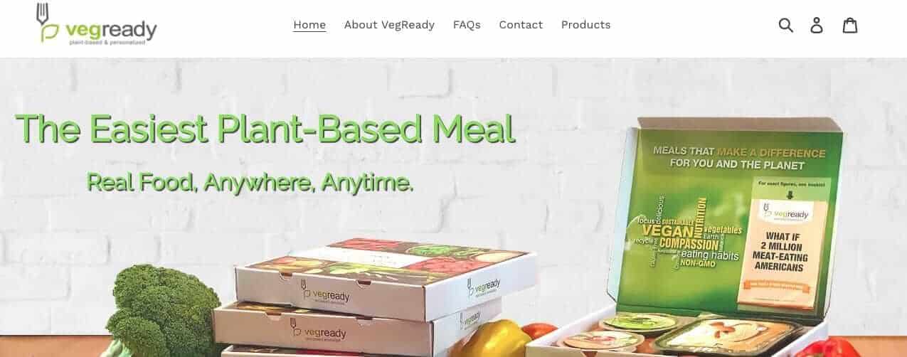 vegan food delivery - vegready