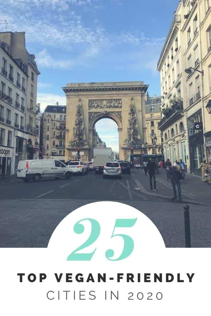 Pinterest image of arch in Paris