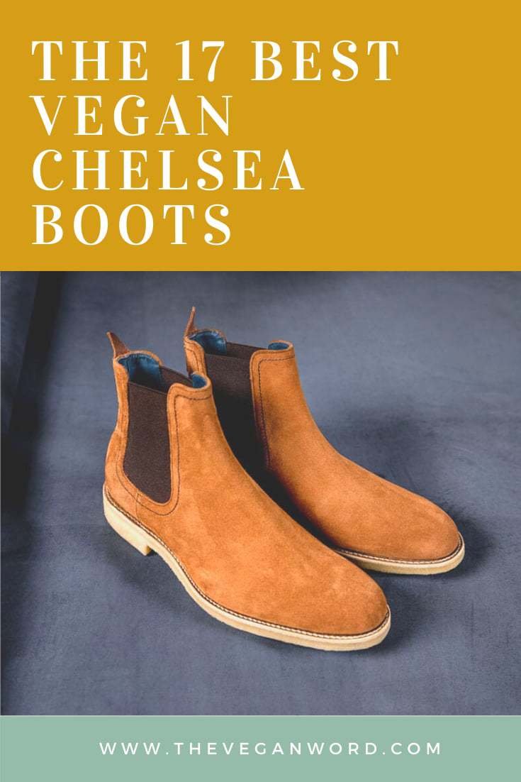 Pinterest image of Brown Chelsea boots