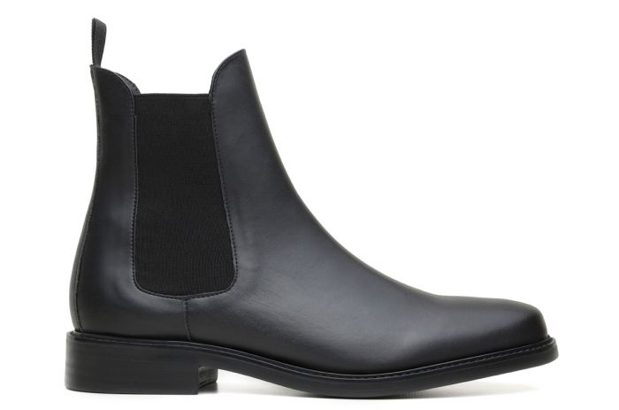 Classic style Ahimsa black vegan Chelsea boots