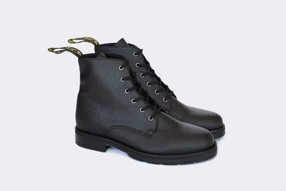 vegan black ankle boots