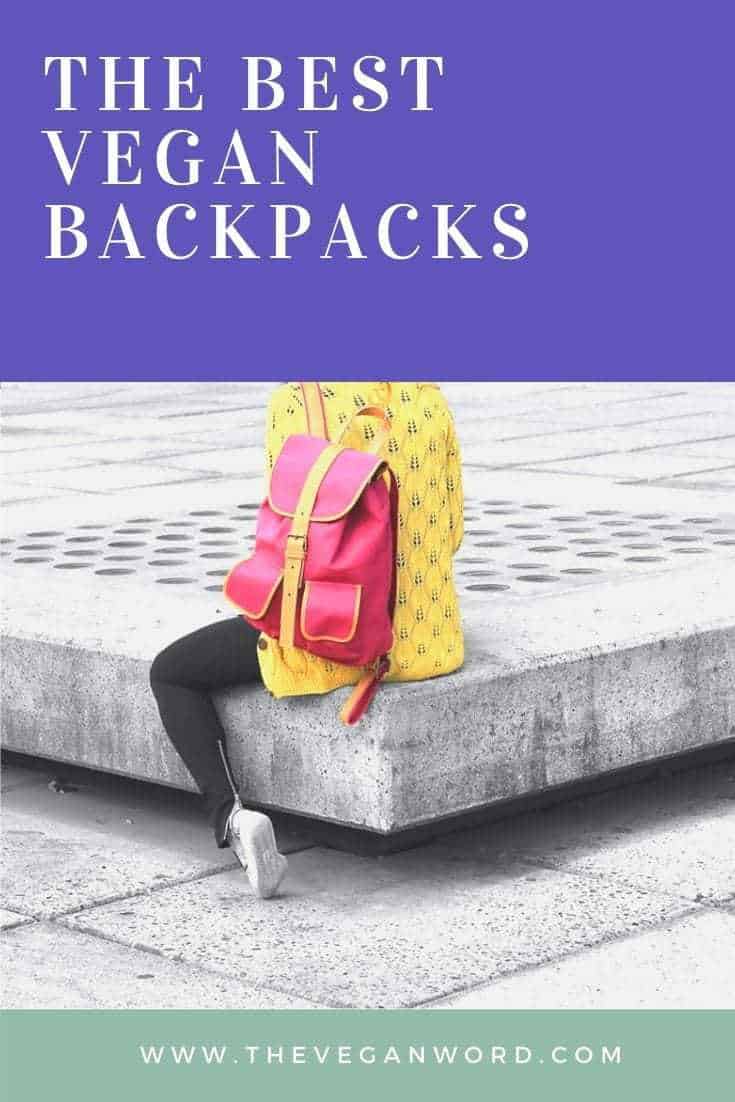 Vegan discount sustainable backpack