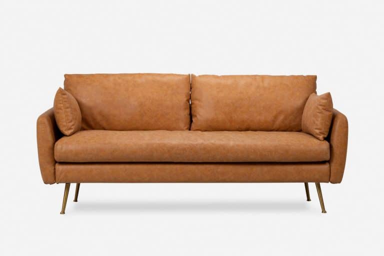 vegan leather modular sofa