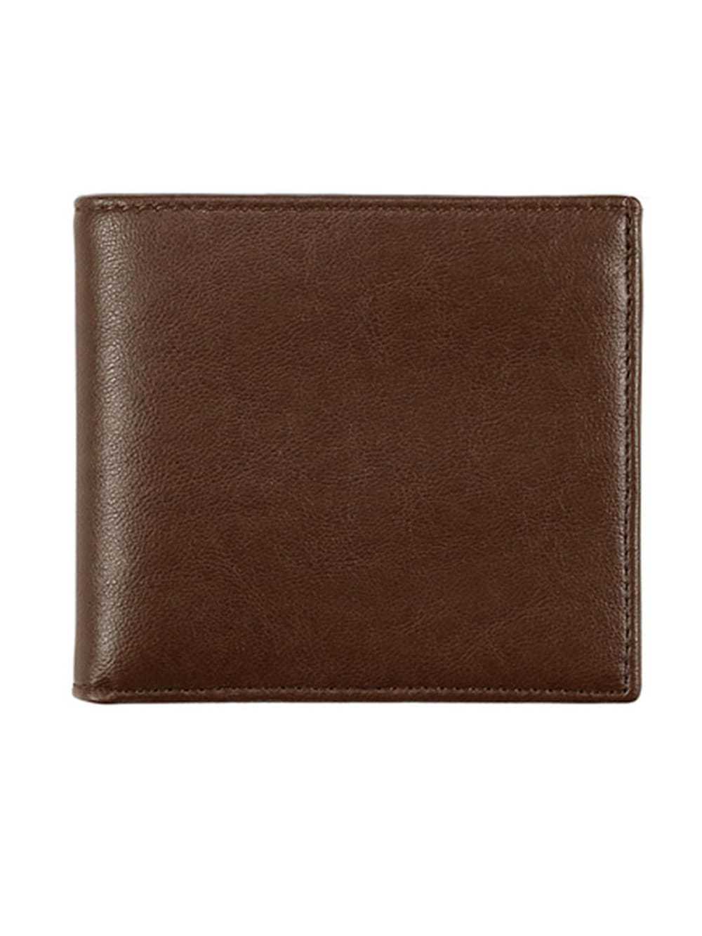 Dark brown bifold wallet
