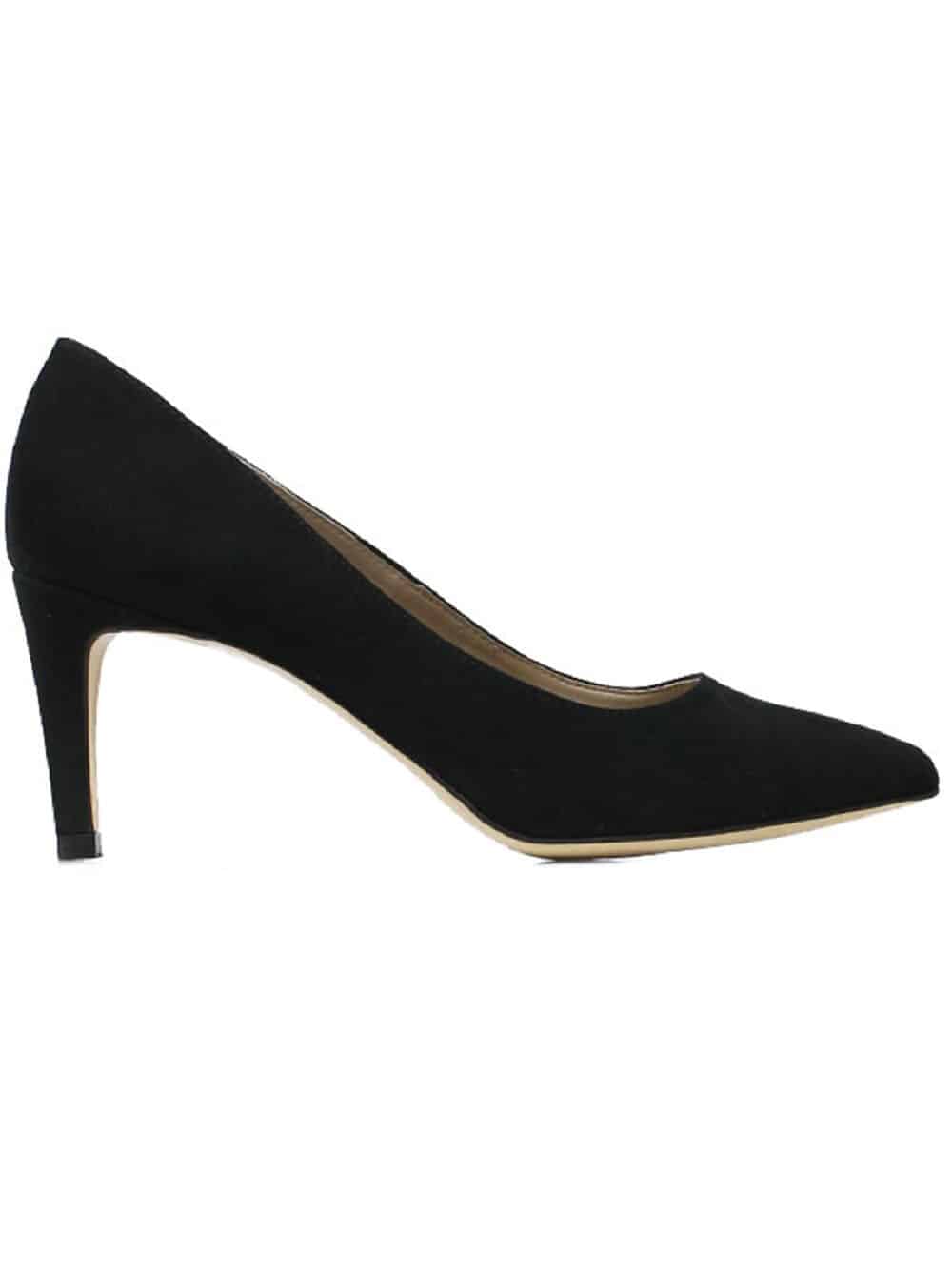 Black vegan heels shoes from Wills collection of vegan dress shoes women