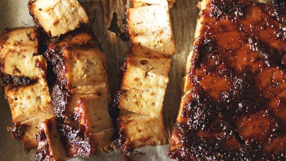 BBQ tofu from Brownble's Tofu Mastery free class