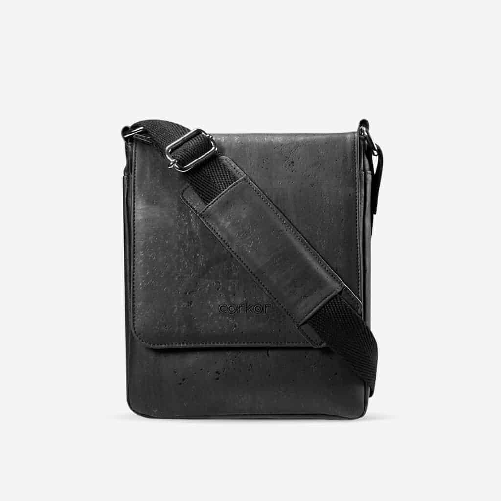 Quadra NuHide City Bag Messenger Shoulder Reporter Style Faux Leather QD876 