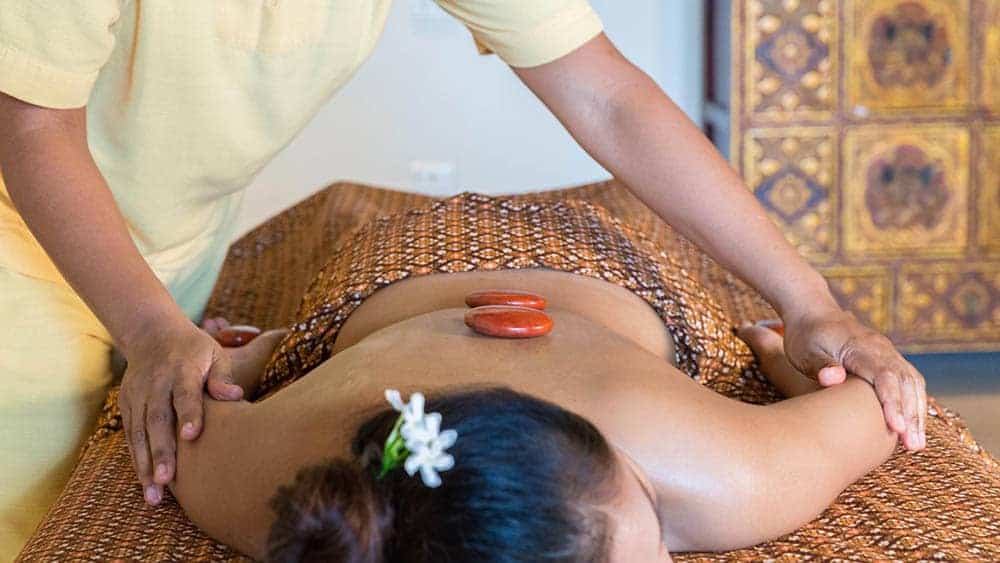 Stone massage at Kamalay