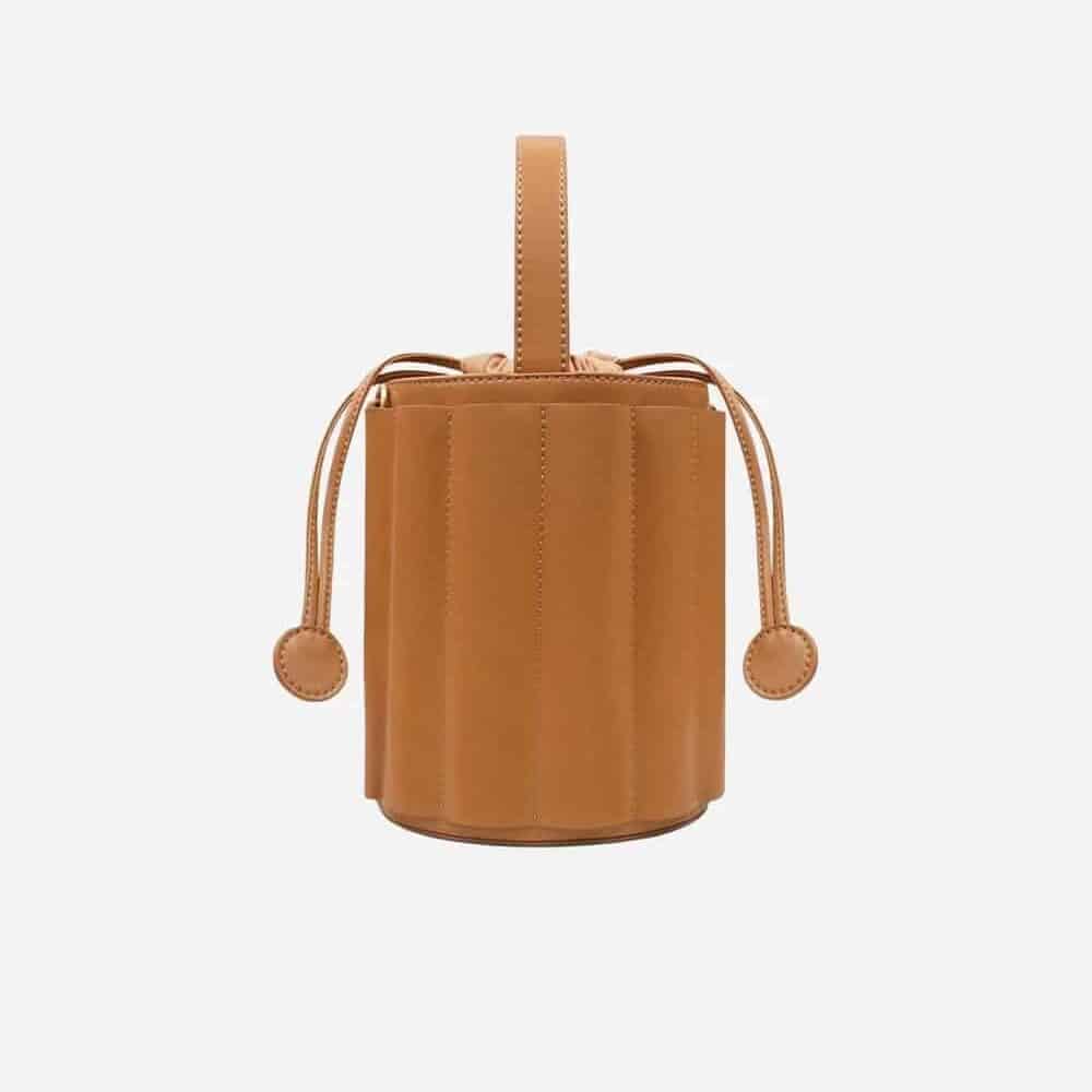 CEZIRA Vegan Leather Crossbody Bucket Bag – VEGIA Bags – Vegan