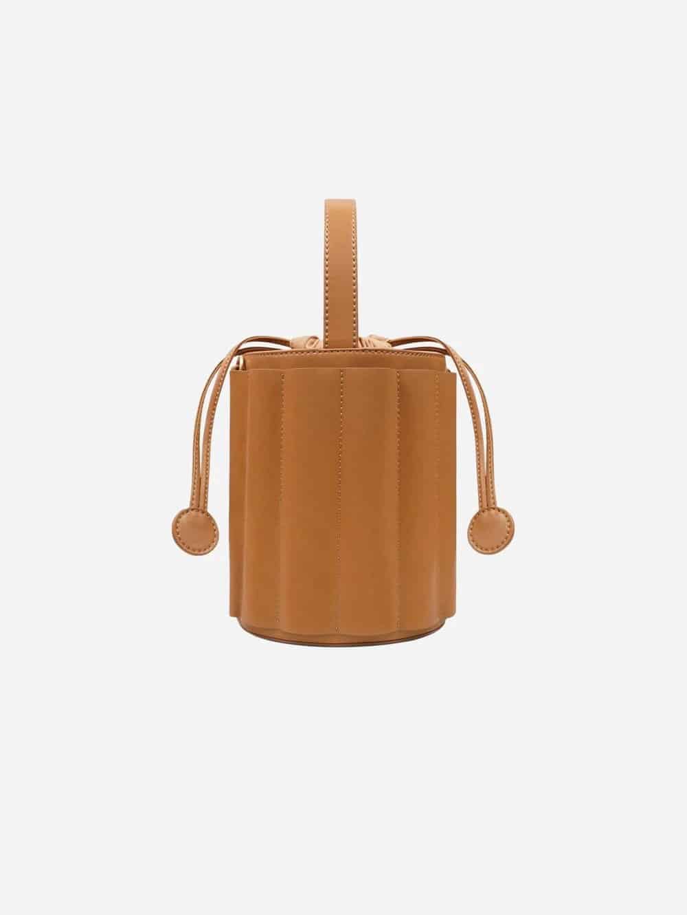 Alkeme Atelier Daphne vegan apple leather bucket bag