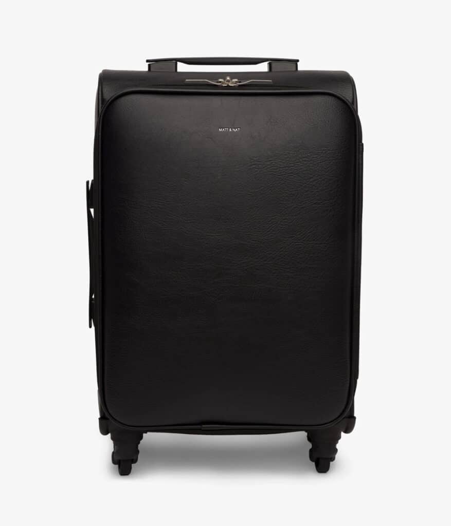 Vegan leather carry on luggage from Matt and Nat