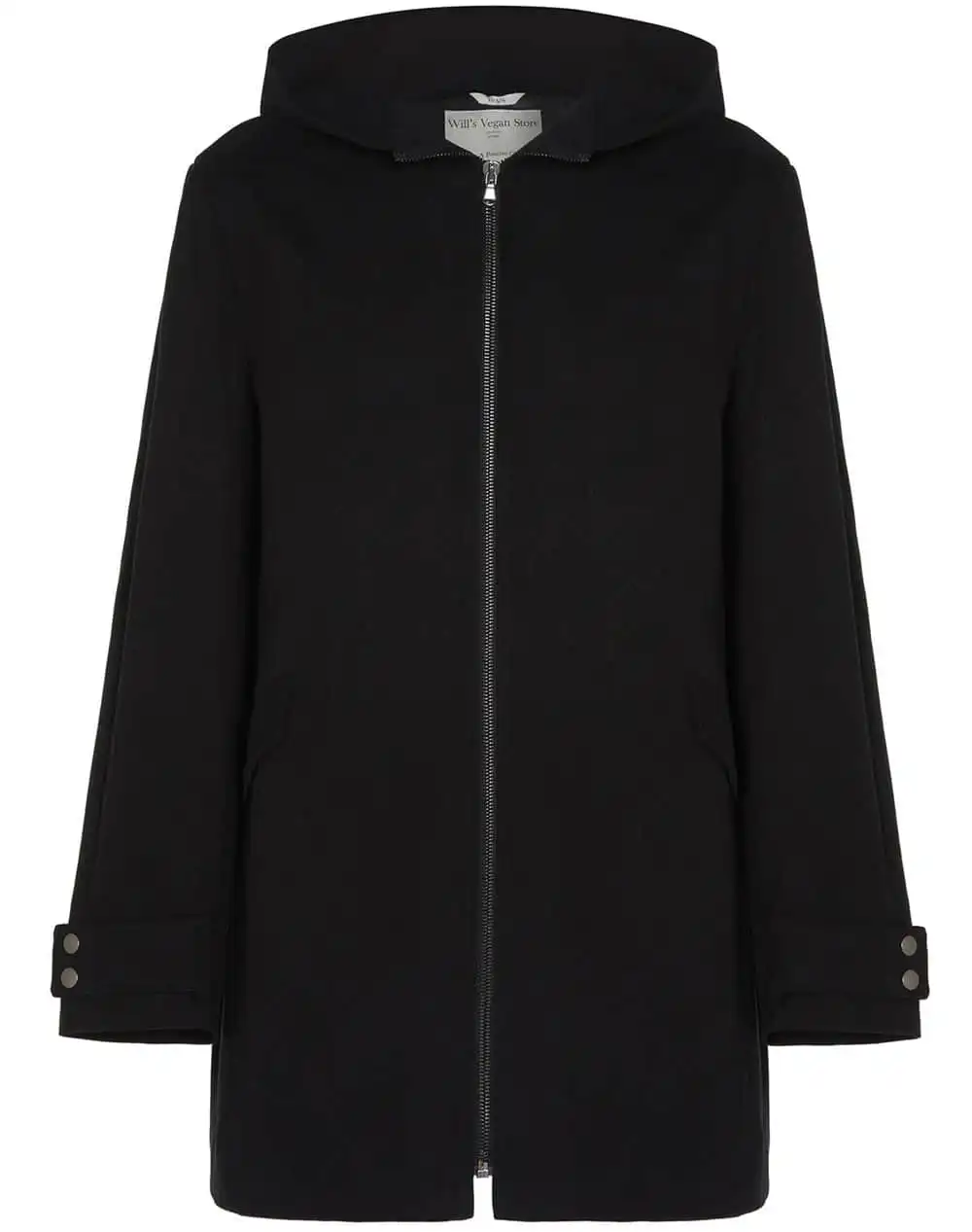 Will's men's vegan wool hooded coat