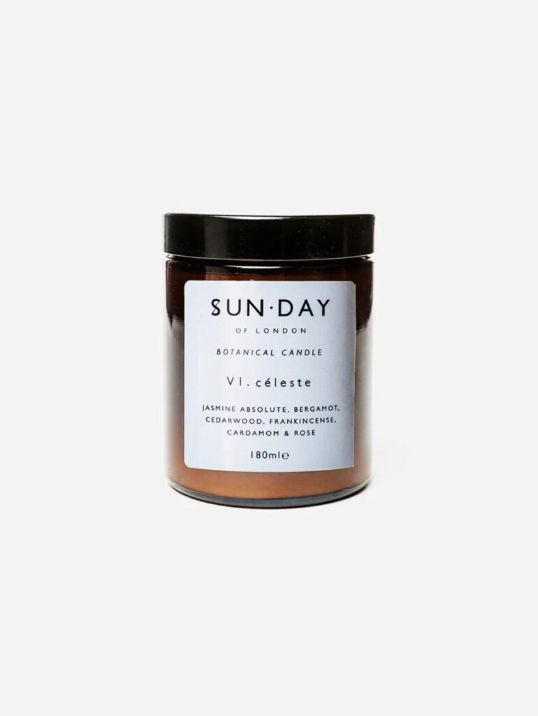 Sun.day candle called "VI. Celeste"