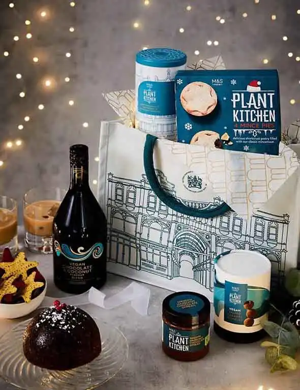 Marks & Spencer vegan Christmas gift bag