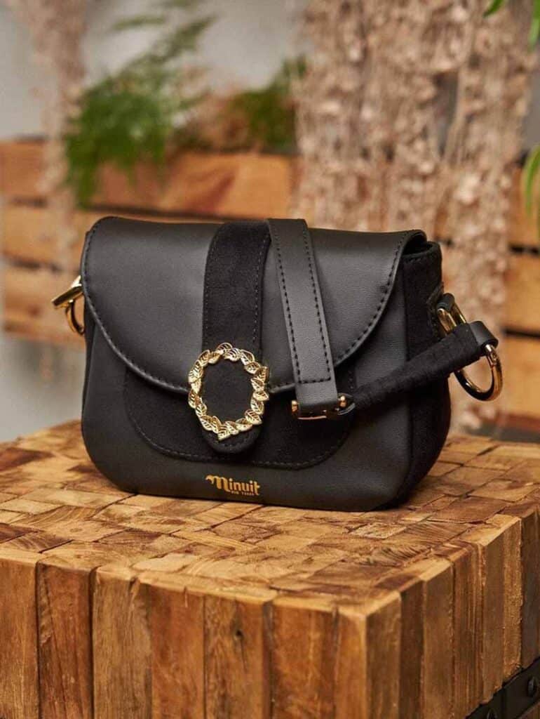 Cottontail Bag - Black, Vegan Leather Designer Bags