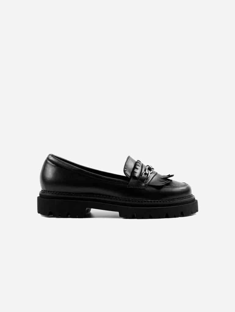 bohema grape leather loafers