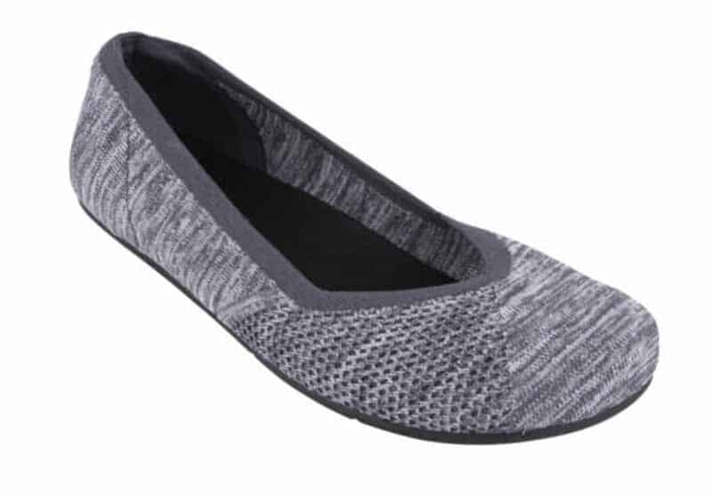 Grey knit minimalist flats from Xero