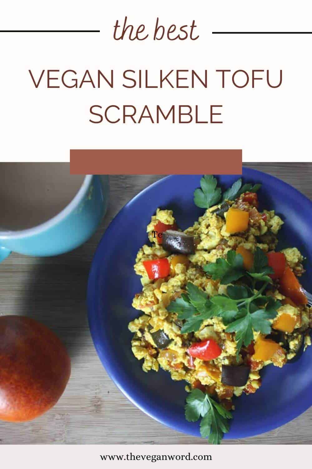 Looking for a fast & tasty tofu scramble? Here's how to make vegan tofu scramble in 10 minutes!