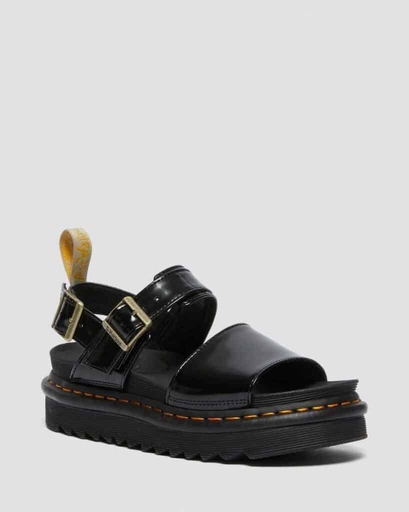 Dr Martens vegan Voss sandals with chunky sole and vegan leather uppers