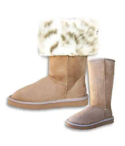 Pawj Tall Vegan Fur Lined Boot