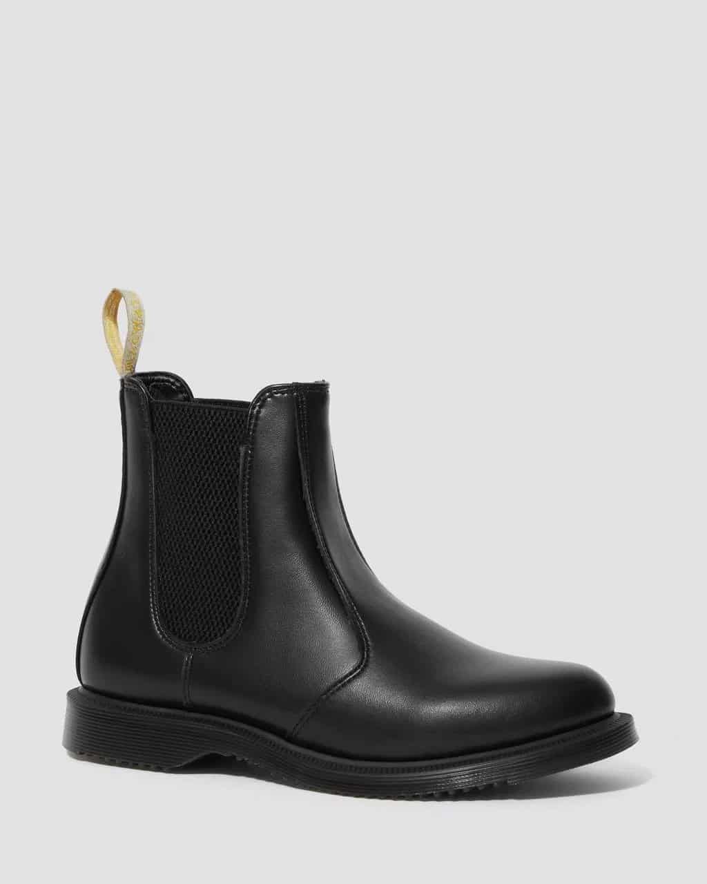 Vegan Flora in Black Martens