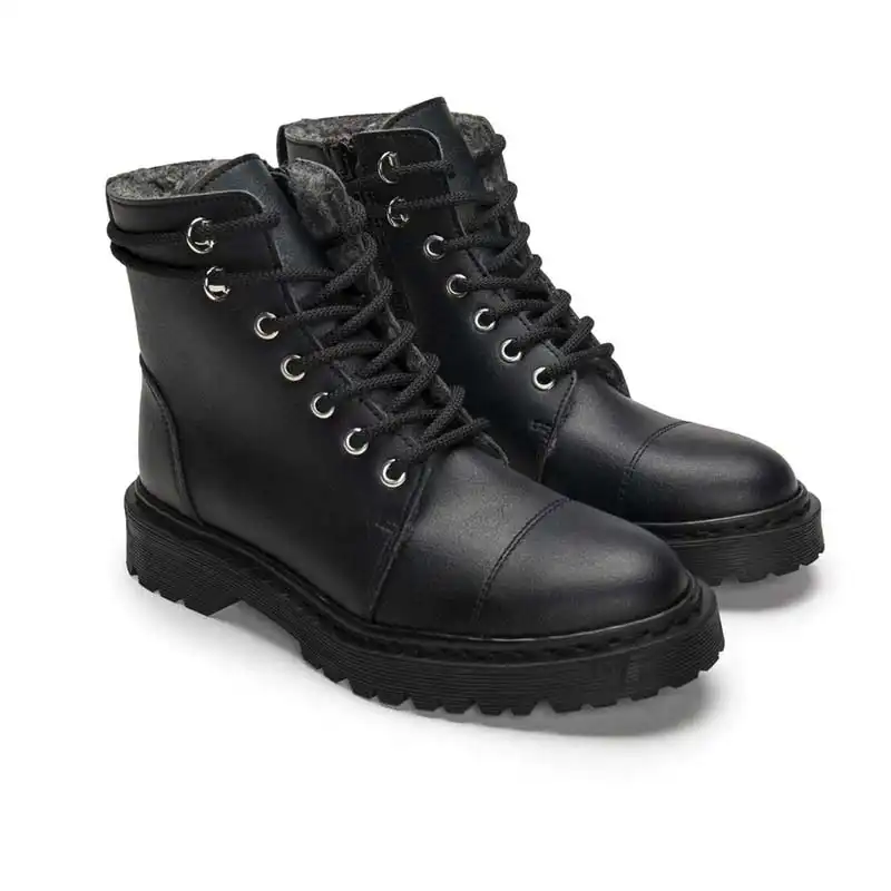 NAE Resta vegan leather unisex lace-up-boots