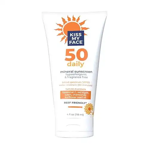 Kiss My Face Daily Sunscreen Lotion SPF 50