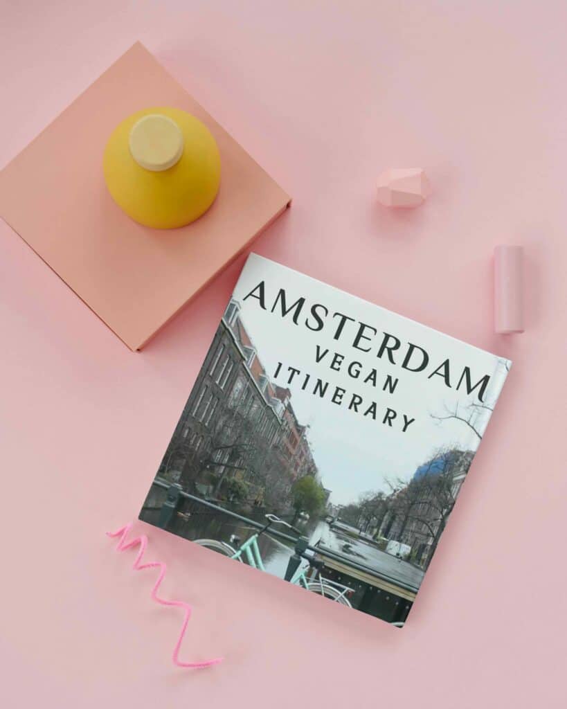 Amsterdam vegan itinerary front cover