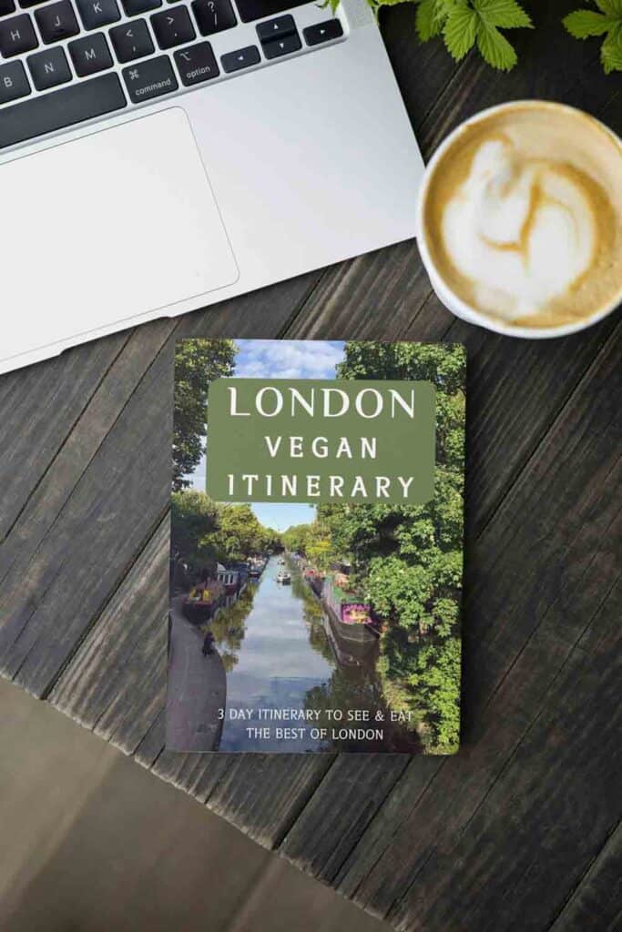 London vegan itinerary front cover